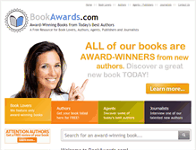Tablet Screenshot of bookawards.com